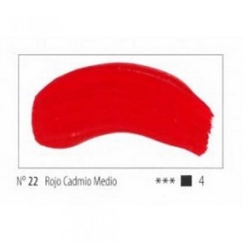 N.22 ROJO CADMIO MEDIO ACRILICO EXTRA FINO