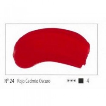 N.24 ROJO CADMIO OSCURO ACRILICO EXTRA FINO