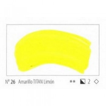 N.26 AMARILLO TITAN LIMON ACRILICO EXTRA FINO