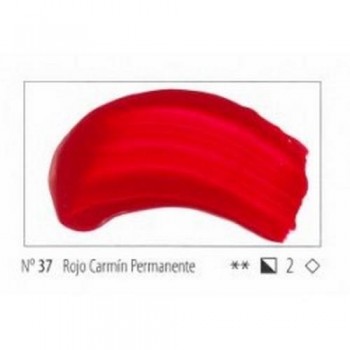 N.37 ROJO CARMIN PERMANENTE ACRILICO EXTRA FINO