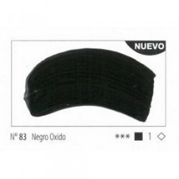 N.83 NEGRO OXIDO ACRILICO EXTRA FINO