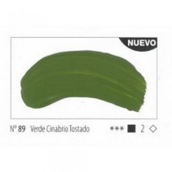 N.89 VERDE CINABRIO TOSTADO ACRILICO EXTRA FINO